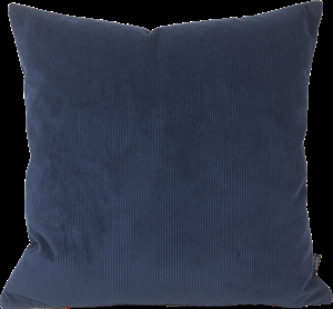 Kantnordic - Pude, Saga 50x50 cm - Navy - fløjl